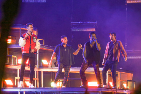 The members of Big Time Rush, James Maslow, Carlos PenaVega, Logan Henderson, and Kendall Schmidt had an energetic performance that concluded with a promise to come back.