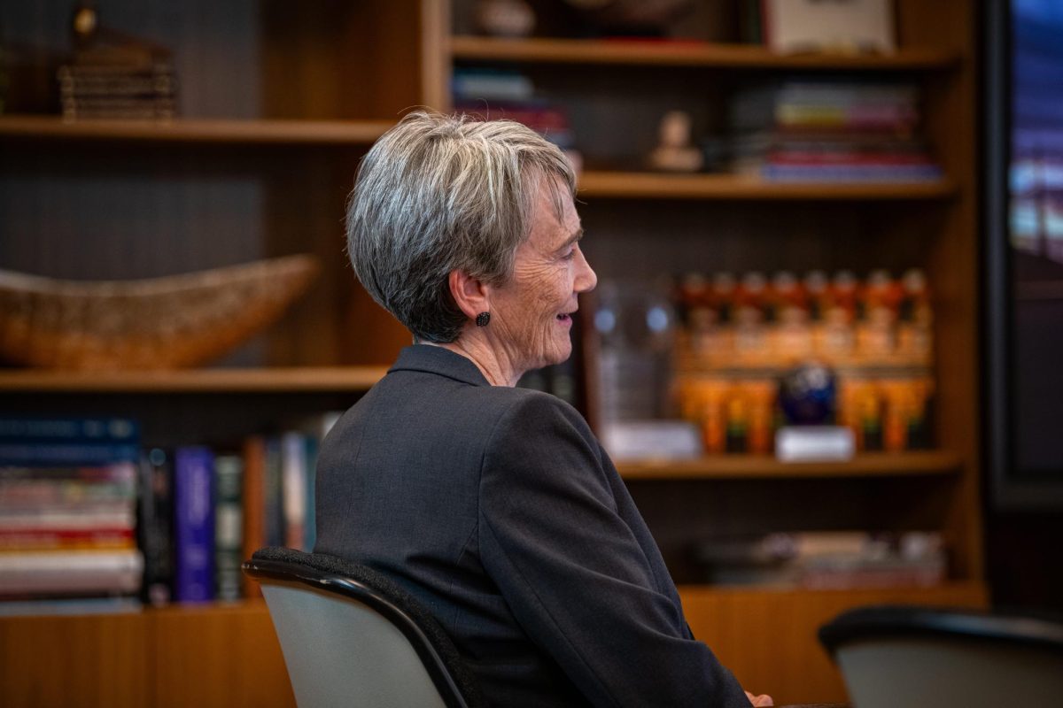 President Dr. Heather Wilson reminisces in the interview about her journey to become UTEPs head figure. Photo courtesy of The Prospector.
